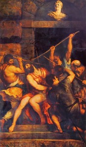 L’incoronazione di spine, cm. 303 x 180, Louvre, Parigi.